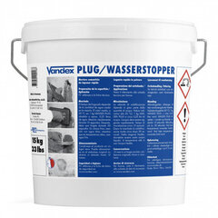 Смесь для предотвращения протечек Vandex Plug, 15 кг цена и информация | Уплотнительные материалы | pigu.lt