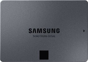 SSD|SAMSUNG|870 QVO|4TB|SATA 3.0|Įrašymo sparta 530 MBajtų/sek|skaitymo sparta 560 MBajtų/sek|2,5"|TBW 1440 TB|MTBF 1500000 valandų|MZ-77Q4T0BW kaina ir informacija | Samsung Kompiuterių komponentai | pigu.lt