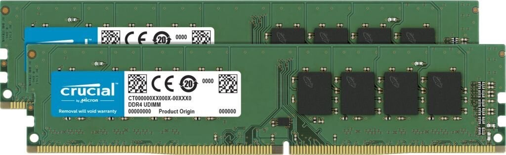 Crucial CT2K16G4DFRA32A, 32GB, DDR4, 3200MHz, CL22 цена и информация | Operatyvioji atmintis (RAM) | pigu.lt