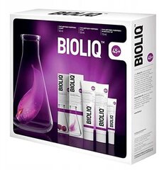 BIOLIQ rinkinys 45+, brandžios odos dieninis kremas 50 ml+ naktinis kremas 50ml + kremas paakiams 15ml kaina ir informacija | Veido kremai | pigu.lt