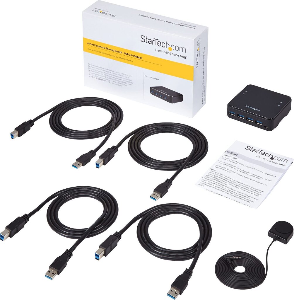 StarTech HBS304A24A kaina ir informacija | Adapteriai, USB šakotuvai | pigu.lt