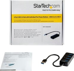 StarTech HB30A4AIB kaina ir informacija | Startech Kompiuterinė technika | pigu.lt