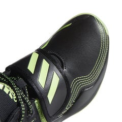 Кроссовки для мальчиков Adidas Deep Threat J Black Green, черный цвет цена и информация | Детская спортивная обувь | pigu.lt