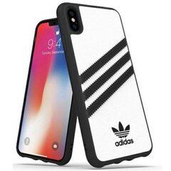 Adidas OR Moulded Case PU iPhone Xs Max biały|white 32809 цена и информация | Чехлы для телефонов | pigu.lt