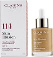 Makiažo pagrindas Clarins Skin Illusion Natural Hydrating Foundation SPF 15 114 Cappuccino, 30 ml