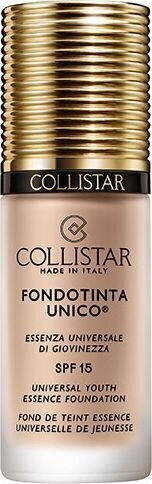 Skystas makiažo pagrindas Collistar Unico Foundation Universal Essence of Youth SPF 15, Rosy Nude, 30 ml цена и информация | Makiažo pagrindai, pudros | pigu.lt