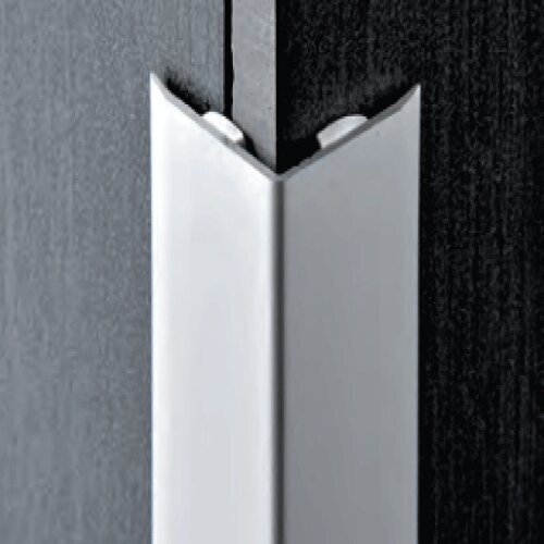 Anoduoto aliuminio profilis, pilkas, 25x25 mm, 2.7m kaina ir informacija | Sujungimo profiliai | pigu.lt
