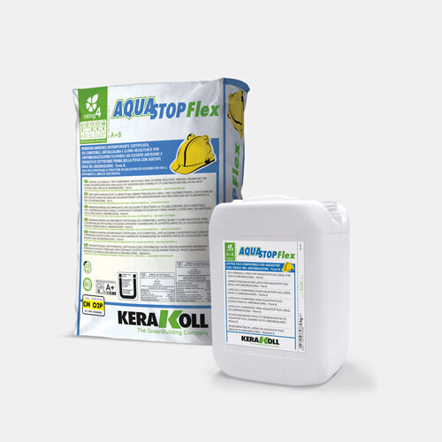 Hidroizoliacija KeraKoll Aquastop Flex A+B komp, 32 kg цена и информация | Sandarinimo medžiagos | pigu.lt