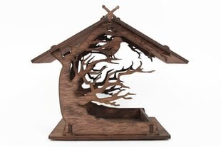 Деревянная кормушка для птиц цена и информация | Скворечники, кормушки, клетки | pigu.lt