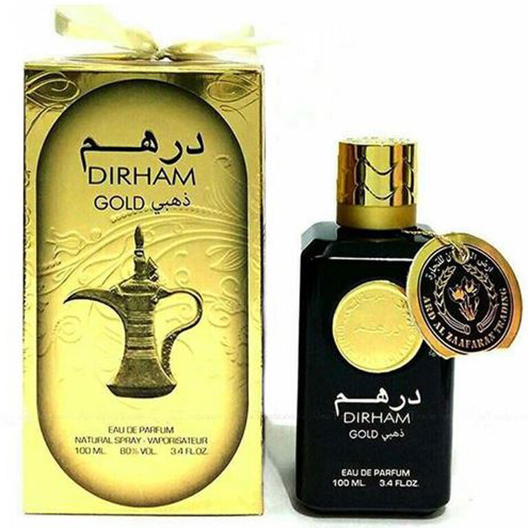 Tualetinis vanduo vyrams Dirham Gold by AL Zaafaran, 100 ml kaina ir informacija | Kvepalai vyrams | pigu.lt