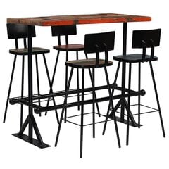 Baro baldų komplektas iš 5 dalių, Vida XL, rudas цена и информация | Комплекты мебели для столовой | pigu.lt