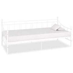 Белая металлическая кровать (каркас), 90x200 см цена и информация | Кровати | pigu.lt