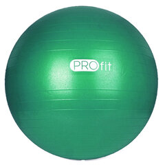 Gimnastikos Kamuolys Profit, 45cm, žalias kaina ir informacija | Gimnastikos kamuoliai | pigu.lt