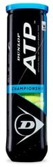 Теннисные мячи Dunlop ATP Championship S599710, 4 шт цена и информация | Dunlop Спортивные товары | pigu.lt