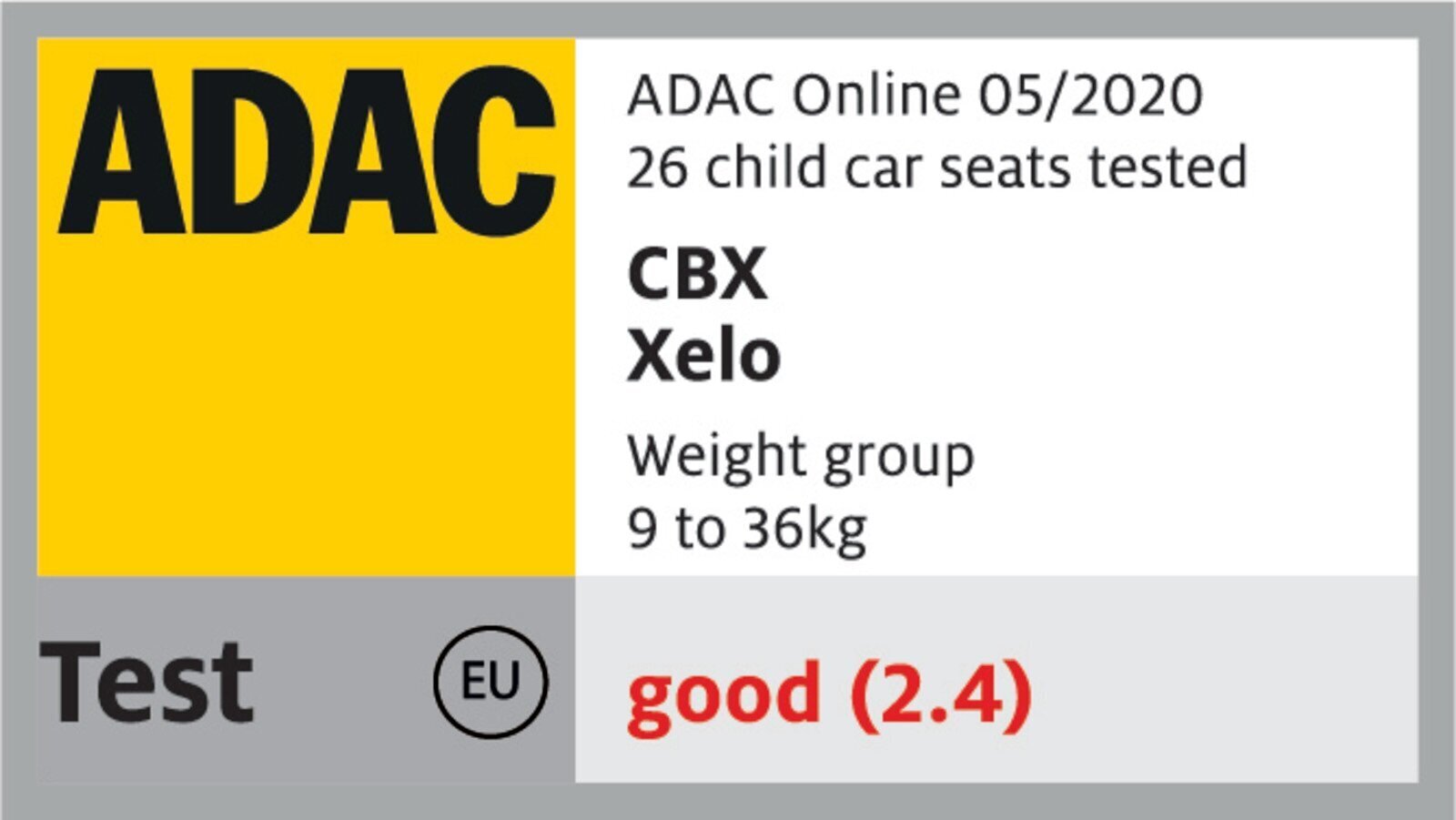 Automobilinė kėdutė CBX by Cybex Xelo, 1/2/3 (9-36 kg), Cozy black kaina ir informacija | Autokėdutės | pigu.lt