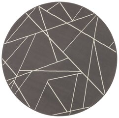 Ковер Grey Geometric 140x140 см цена и информация | Ковры | pigu.lt