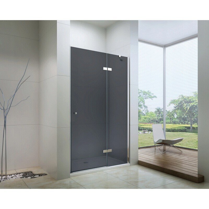 Dušo durys Mexen Roma 70,80,90,100,110,120 cm, grey kaina ir informacija | Dušo durys ir sienelės | pigu.lt