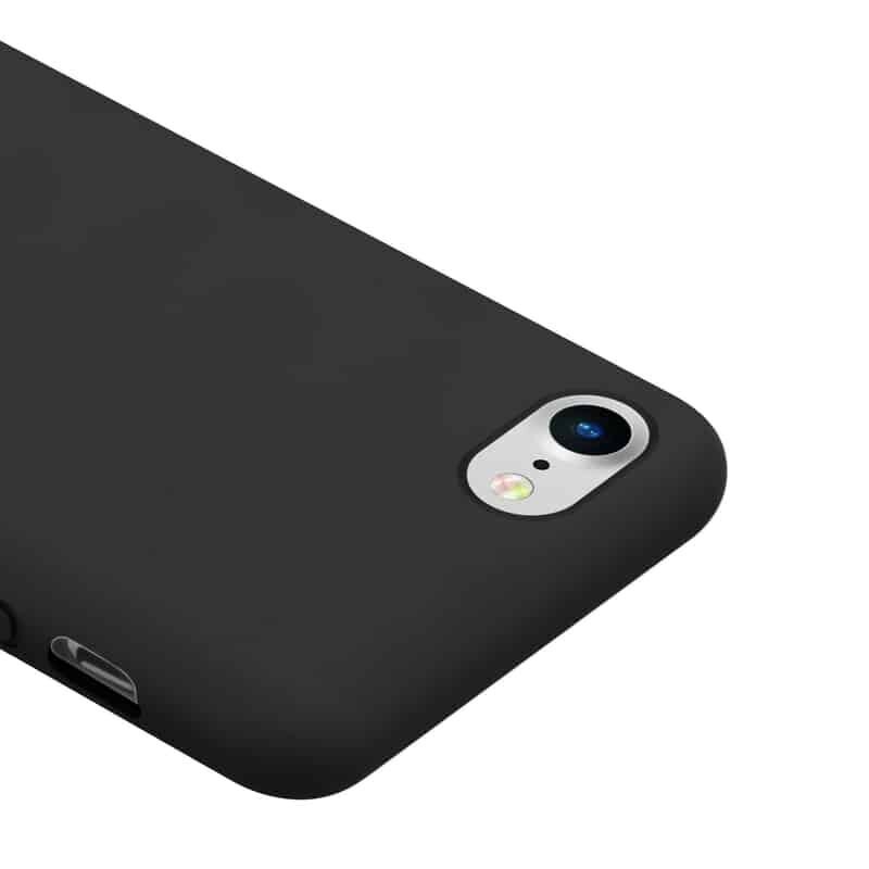 Crong Color iPhone 8/7 Black kaina ir informacija | Telefono dėklai | pigu.lt