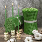 Bažnytinės žvakės Diveevo „Medaus- gintarinės“ žalios N80, 50 vnt. kaina ir informacija | Bažnytinės žvakės, žvakidės | pigu.lt