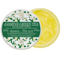 Cukraus šveitiklis JASMINE-GREEN TEA Saules Fabrika 250 g kaina ir informacija | Kūno šveitikliai | pigu.lt