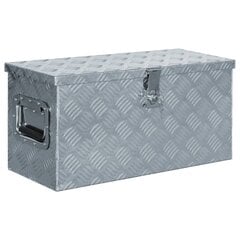 Aliuminio dėžė, 61,5x26,5x30cm, sidabrinė kaina ir informacija | Įrankių dėžės, laikikliai | pigu.lt