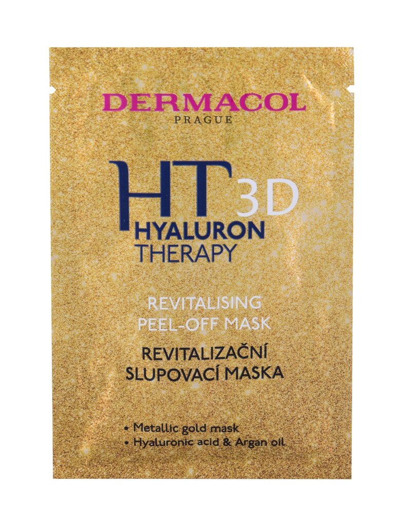 Nulupama veido kaukė Dermacol Hyaluron Therapy 3D, 15 ml kaina ir informacija | Veido kaukės, paakių kaukės | pigu.lt