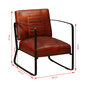 Poilsio kėdė, ruda kaina ir informacija | Svetainės foteliai | pigu.lt