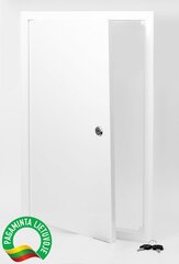 Revizinės durelės su spynele 350x450, baltos цена и информация | Ревизионные дверцы, принадлежности | pigu.lt