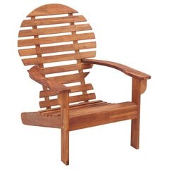 Kėdė Adirondack, ruda kaina ir informacija | Lauko kėdės, foteliai, pufai | pigu.lt