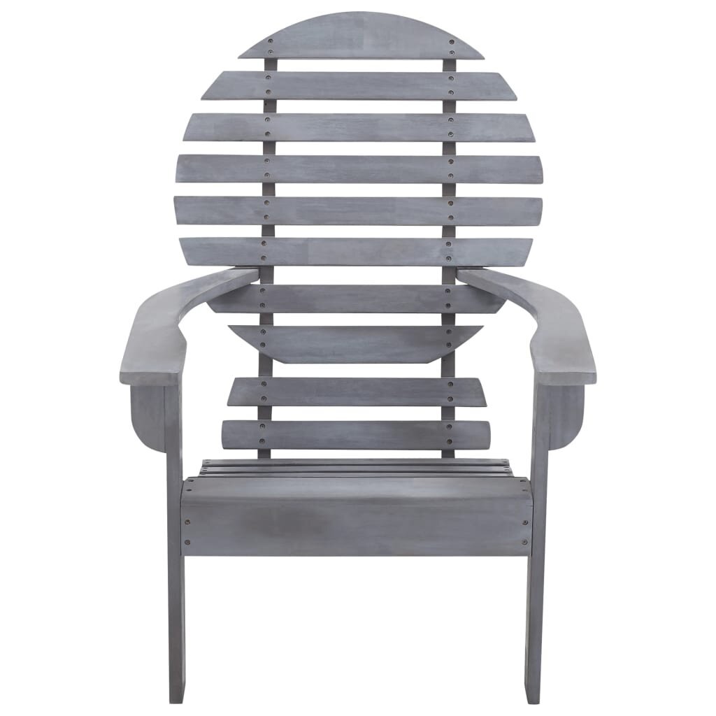 Kėdė Adirondack, pilkos spalvos kaina ir informacija | Lauko kėdės, foteliai, pufai | pigu.lt