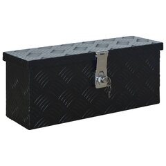 Aliuminio dėžė, 485x140x200 mm, juoda kaina ir informacija | Įrankių dėžės, laikikliai | pigu.lt