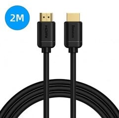 Кабель Baseus HDMI 2.0 4K 60 Гц 3D HDR 18 Гбит/с, 2 м 60576-uniw цена и информация | Кабели и провода | pigu.lt