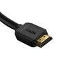 Kabelis HDMI-HDMI 1.0 m BASEUS juodas kaina ir informacija | Kabeliai ir laidai | pigu.lt