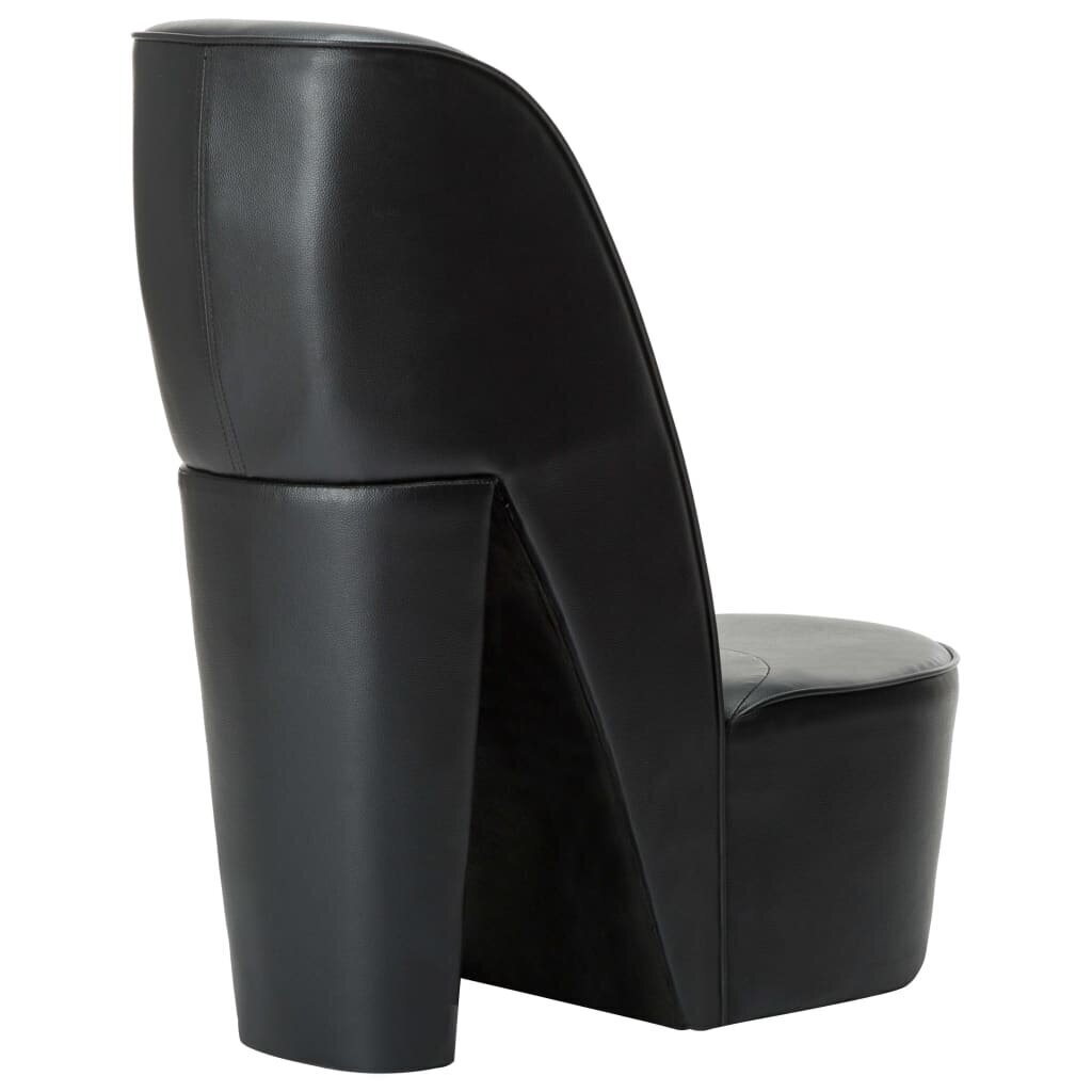 Aukštakulnio formos kėdė, juoda kaina ir informacija | Lauko kėdės, foteliai, pufai | pigu.lt