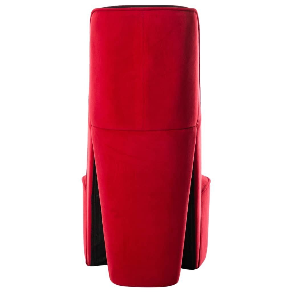 Aukštakulnio formos kėdė, raudona kaina ir informacija | Lauko kėdės, foteliai, pufai | pigu.lt