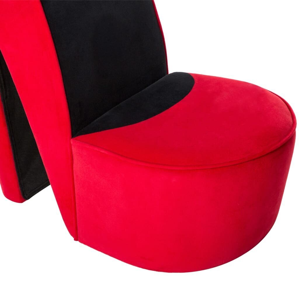 Aukštakulnio formos kėdė, raudona kaina ir informacija | Lauko kėdės, foteliai, pufai | pigu.lt