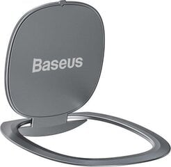 Кольцо-держатель для телефона Baseus, серебристое (SUYB-0S) цена и информация | Держатели для телефонов | pigu.lt
