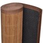 Bambukinis kilimas, 160x230 cm, rudas цена и информация | Kilimai | pigu.lt