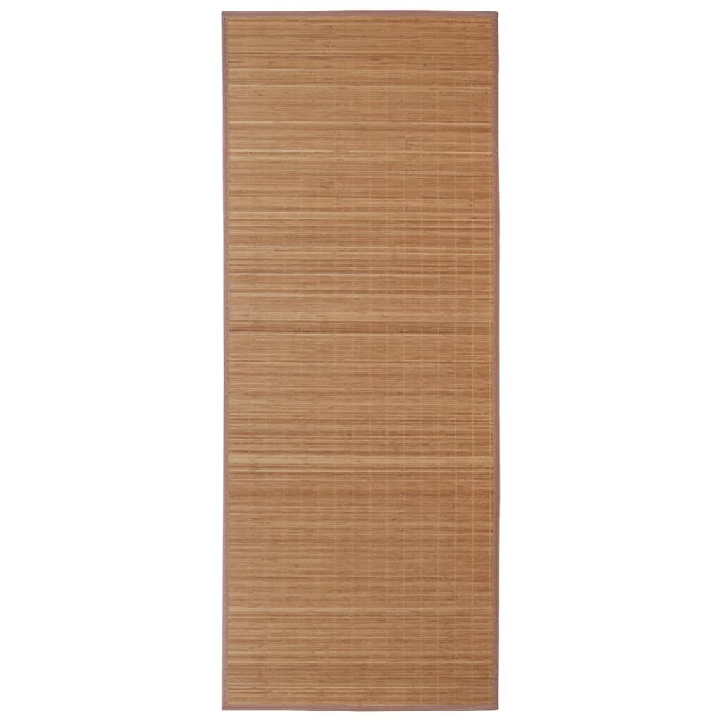 Bambukinis kilimas, 160x230 cm, rudas kaina ir informacija | Kilimai | pigu.lt