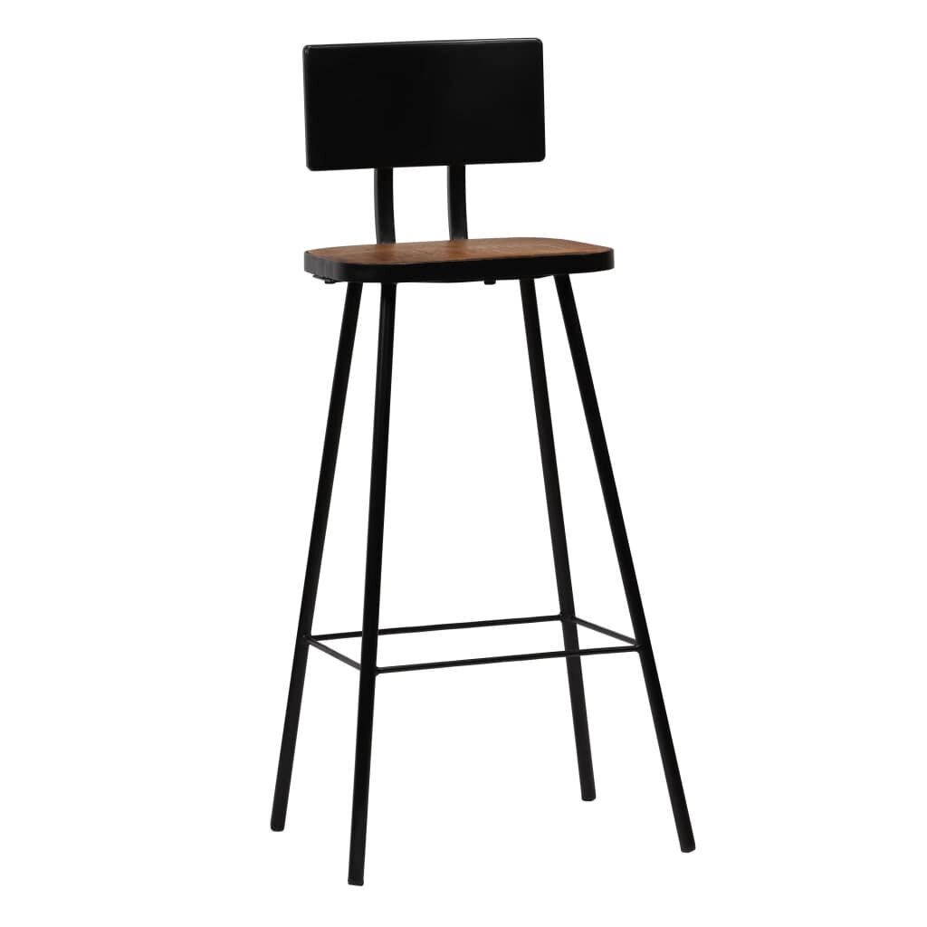 Baro kėdės, 4 vnt., tamsiai rudos spalvos kaina ir informacija | Virtuvės ir valgomojo kėdės | pigu.lt