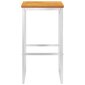 Baro kėdės iš akacijos medienos, 4vnt. цена и информация | Virtuvės ir valgomojo kėdės | pigu.lt
