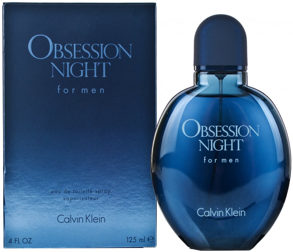 Tualetinis vanduo Calvin Klein Obsession Night EDT vyrams 125 ml цена и информация | Kvepalai vyrams | pigu.lt