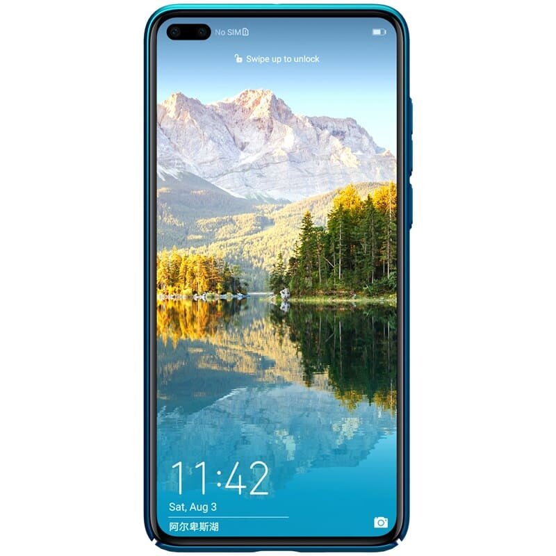 Nillkin Super Frosted Shield skirtas Huawei P40, mėlynas kaina ir informacija | Telefono dėklai | pigu.lt