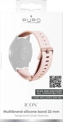 Puro Icon Universal Pink kaina ir informacija | Išmaniųjų laikrodžių ir apyrankių priedai | pigu.lt
