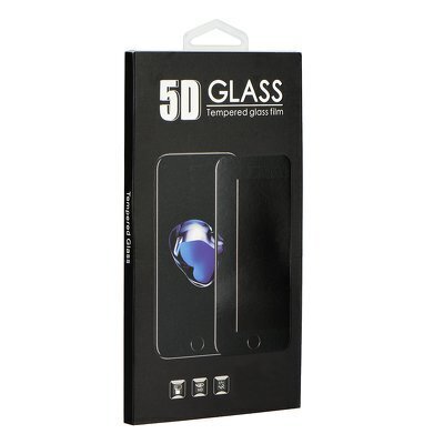LCD apsauginis stikliukas 9H 5D skirtas Apple iPhone XR/11, juodas цена и информация | Apsauginės plėvelės telefonams | pigu.lt