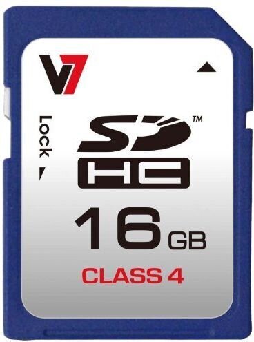 V7 SDHC 16GB kaina ir informacija | Atminties kortelės fotoaparatams, kameroms | pigu.lt