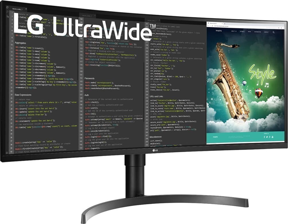 LG 35WN75C-B kaina ir informacija | Monitoriai | pigu.lt