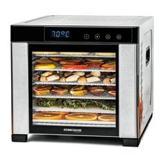 Rommelsbacher Dehydrator stainless steel black silver DA 900 (DA 900) цена и информация | Сушилки для фруктов | pigu.lt