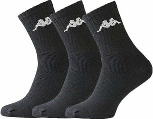 Носки Kappa Sportsock Black цена и информация | Sportinis kostiumas moterims Kinga, veliūrinis | pigu.lt