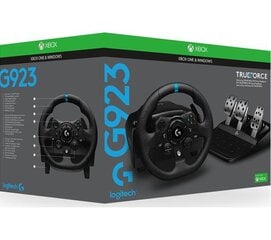 Logitech G923 941-000158 цена и информация | Игровые рули | pigu.lt